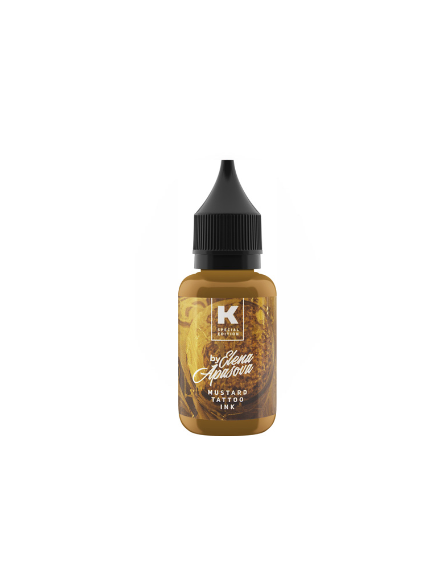 Краска КРАСКА Tattoo Ink Горчица 0.5 oz