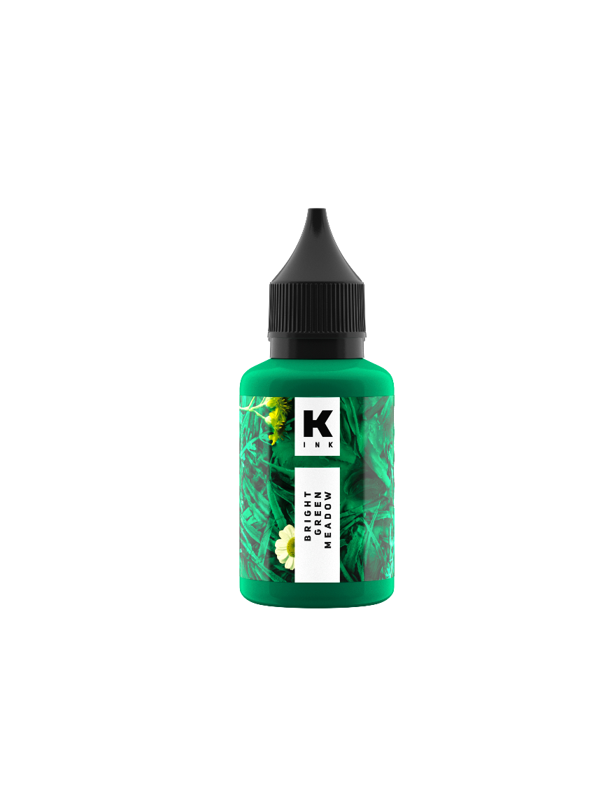 KRASKA Tattoo Ink Bright green meadow 0.5 oz